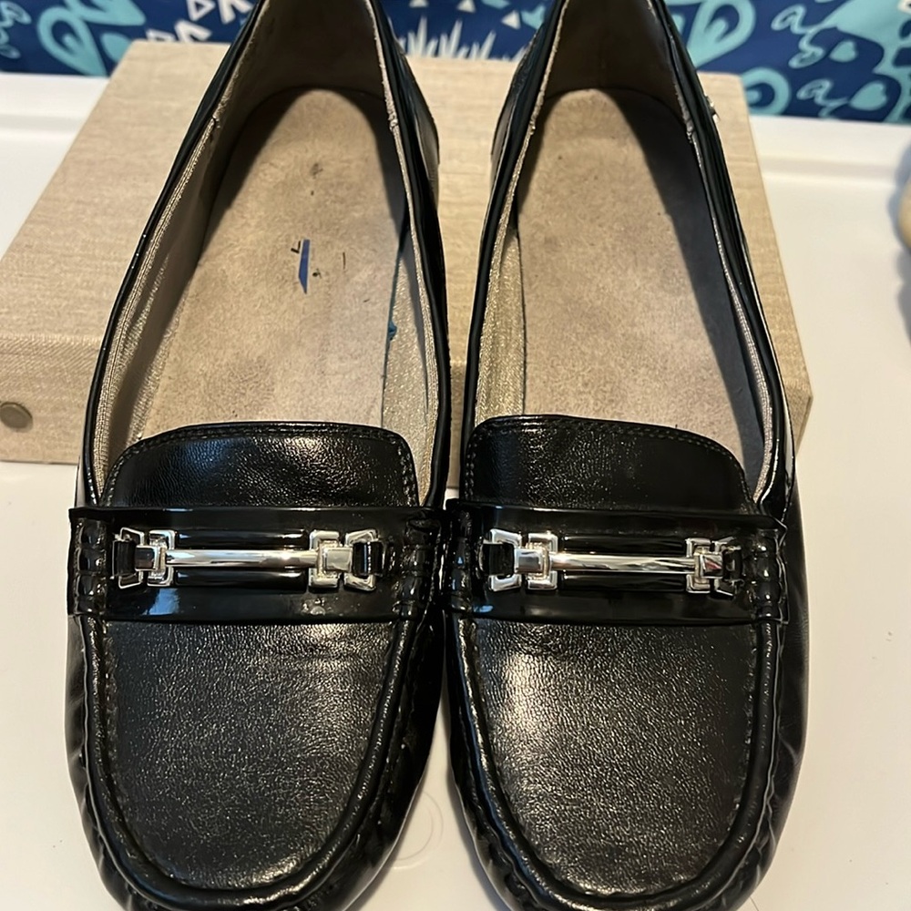 LifeStride Women’s Black Flats Size 9 Velocity Flex Support